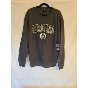 Colosseum Colorado State Crew Neck Sweatshirt Mens XL Gray/Green New Long Sleeve